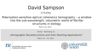 David Sampson - Polarisation-sensitive optical coherence tomography