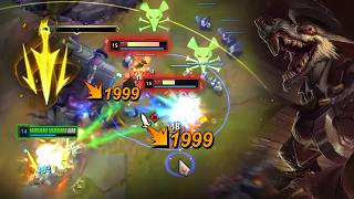 Rank 1 Twitch : DOMINATING KOREAN Highelo at 1000LP Match - Engsub