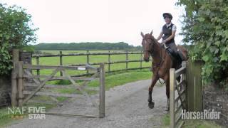 Emma Massingale – How to open and shut gates while mounted