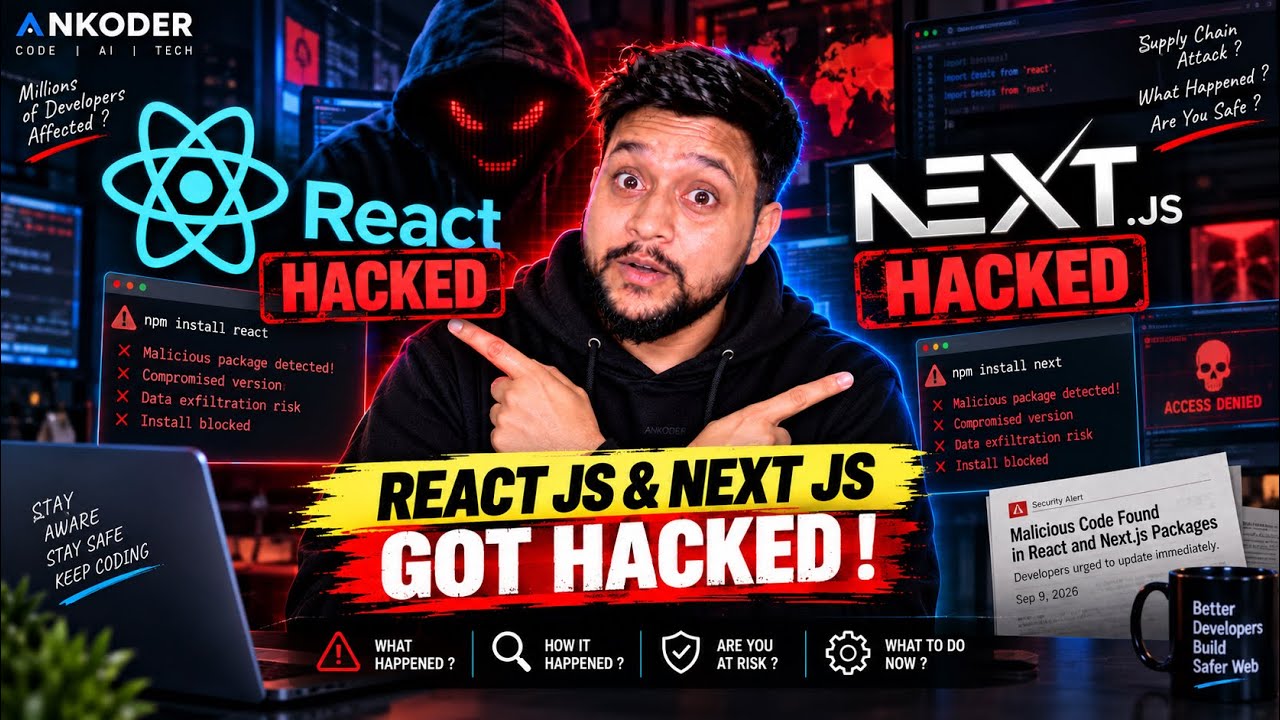 ReactJS Got Hacked 🚨 ReactJS & Next.js Security Alert – React2Shell ...