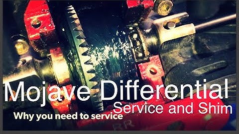 Service and Shim Arrma Mojave Differential. Front, Rear and Center Differential Rebuild