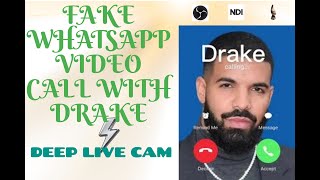 Panggilan Video Palsu Langsung dengan Drake Menggunakan Deep Live Cam screenshot 3