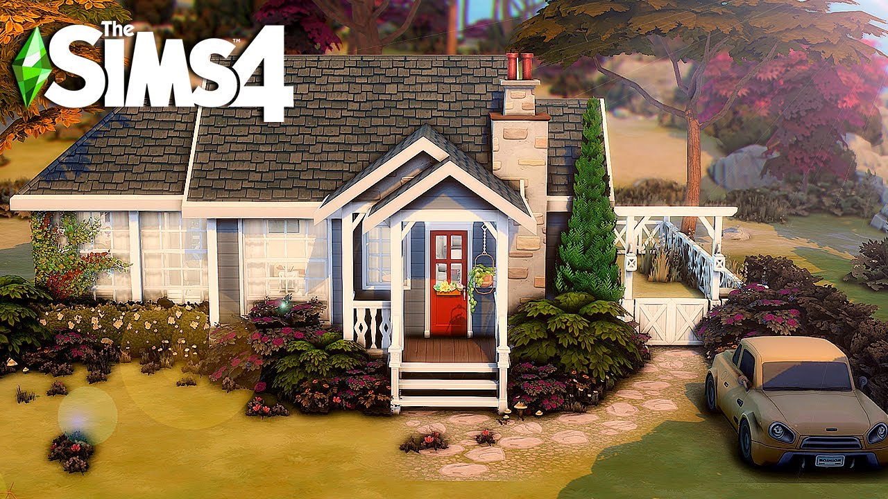 Teen Tiny House - The Sims 4 Speed Build - YouTube