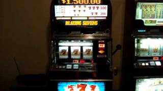 Bally S6000 Blazing 7's with pro sound II JACKPOT!!!