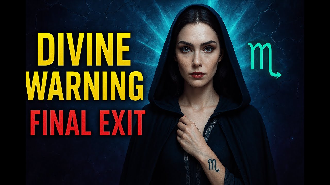 SCORPIO ♏ ⚠️ A DIVINE WARNING BEFORE YOUR FINAL EXIT — LISTEN BEFORE IT