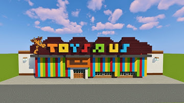 Minecraft: How to Build a 70s Toys R Us (Tutorial)