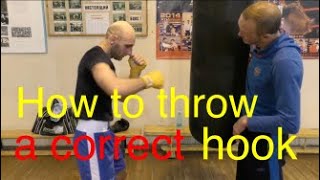 Boxing: how to thow a correct hook