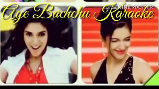 Video thumbnail of "Aye Bachchu Karaoke with Lyrics | Suzanne D'Mello | Ghajini"