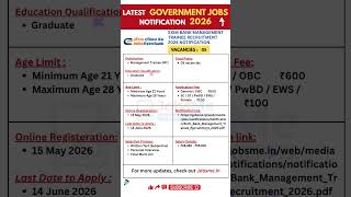 🚨 EXIM Bank MT Recruitment 2026 Notification Out | Apply Online for 5 Management Trainee Vacancies 💼