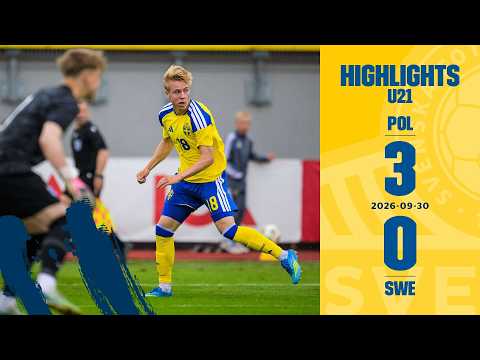 Highlights U21 | Polen-Sverige 3-0