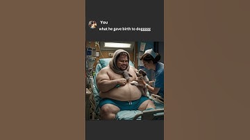 He gave birth to 😱#ai #aiart #chatgpt #aiartwork #funny #artwork