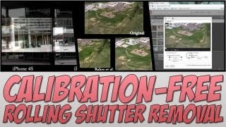 Calibration-Free Rolling Shutter Removal
