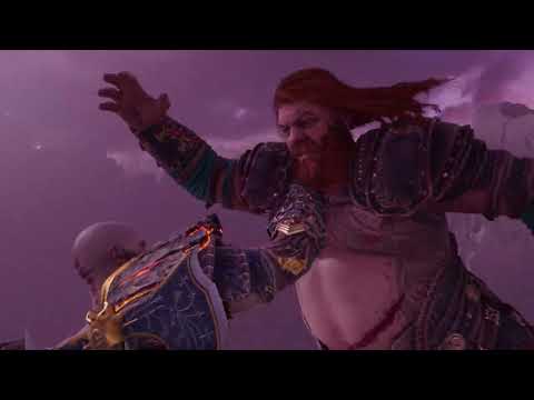 God of War Ragnarok - Кратос против Тора. Финальный бой