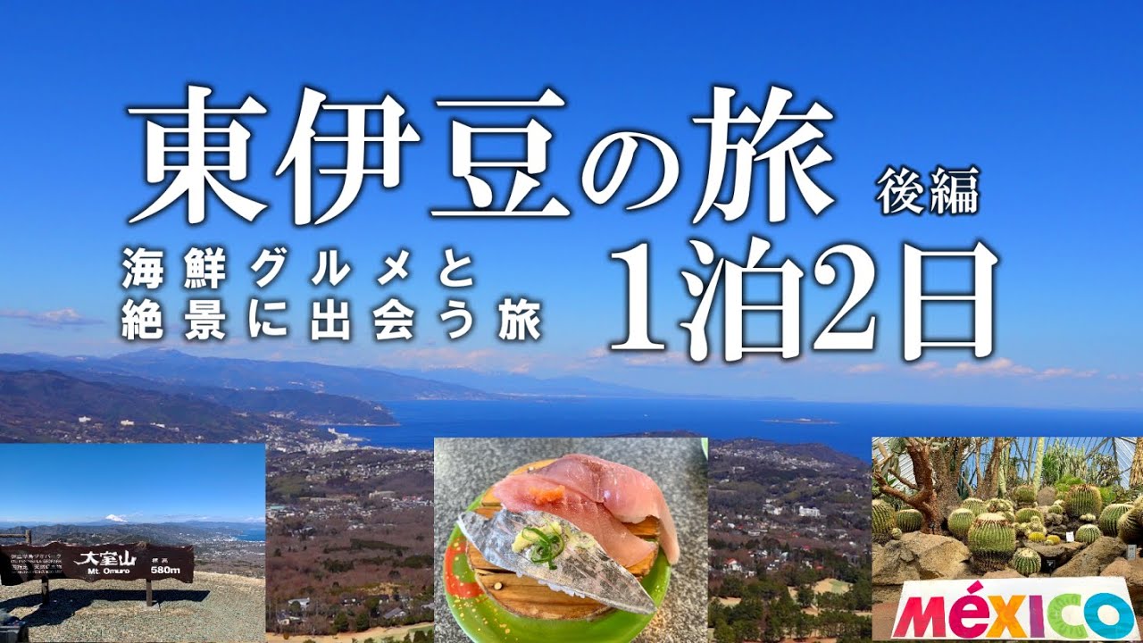 ブルーガイドドライブ2 伊豆 東伊豆旅行・後編】ドライブで絶景と海鮮グルメを満喫しまくる旅！東
