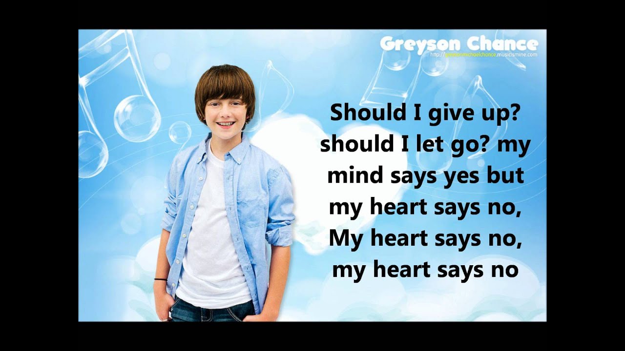 Slipping Away Greyson Chance Lyrics YouTube