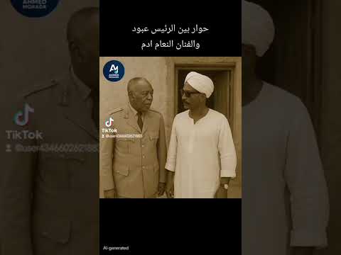 رد ذكي من لافنان العظيم النعام ادم عندما سأله الرئيس عبود لماذا لاتغني لثورة نوفمبر كباقي الفنانيين