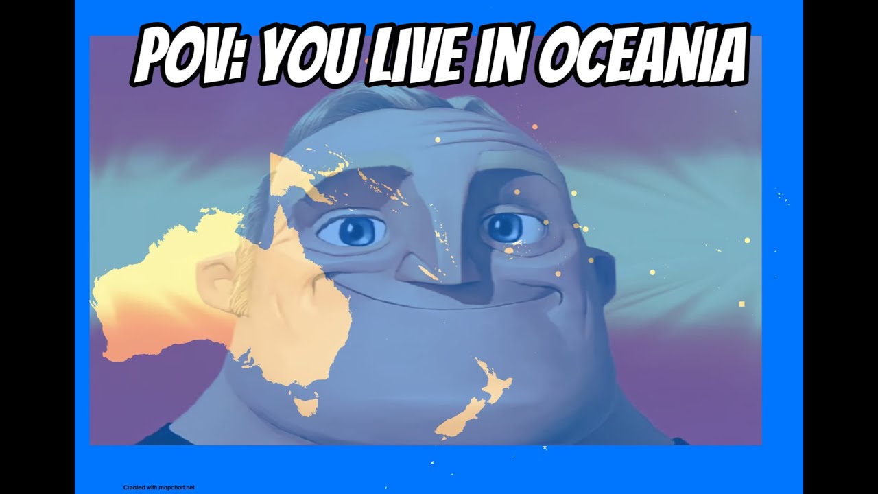 Mr Incredible becoming canny/uncanny mapping (You live in Oceania)
