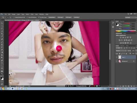 Hướng dẫn ghép mặt người trong photoshop CS6