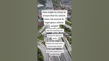 Driver CPC Module 2 questionnaire.