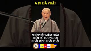 NHỚ PHẬT NIỆM PHẬT HIỆN TẠI TƯƠNG TAI NHẤT ĐỊNH THẤY PHẬT