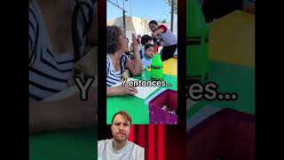 😢 El niño busca a su mamá… y cuando la ve, su carita lo dice todo 🥹❤️ #reaccion