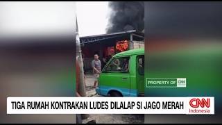 Korslet Cas HP, 3 Rumah Ludes Terbakar