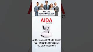 AIDA Imaging PTZ-NDI-X18W Full HD NDI|HX Broadcast PTZ Camera (White)