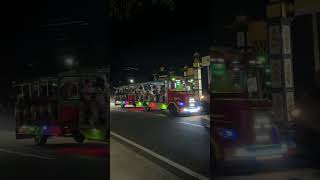 Kereta api mini memeriahkan malam takbir keliling