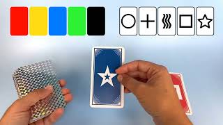 The intuition game with Zener cards 🔥Exercises for intuition developing with INTUITION GAMES screenshot 1