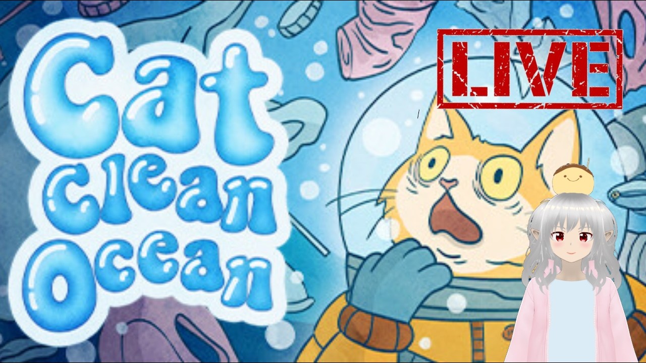1【Cat Clean Ocean】『海をきれいにする猫』 - YouTube