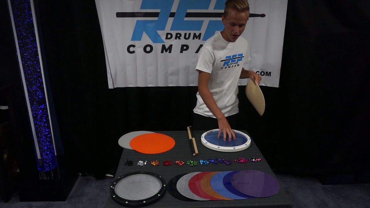 RCP Drum Company custom snare drum practice pad demo video
