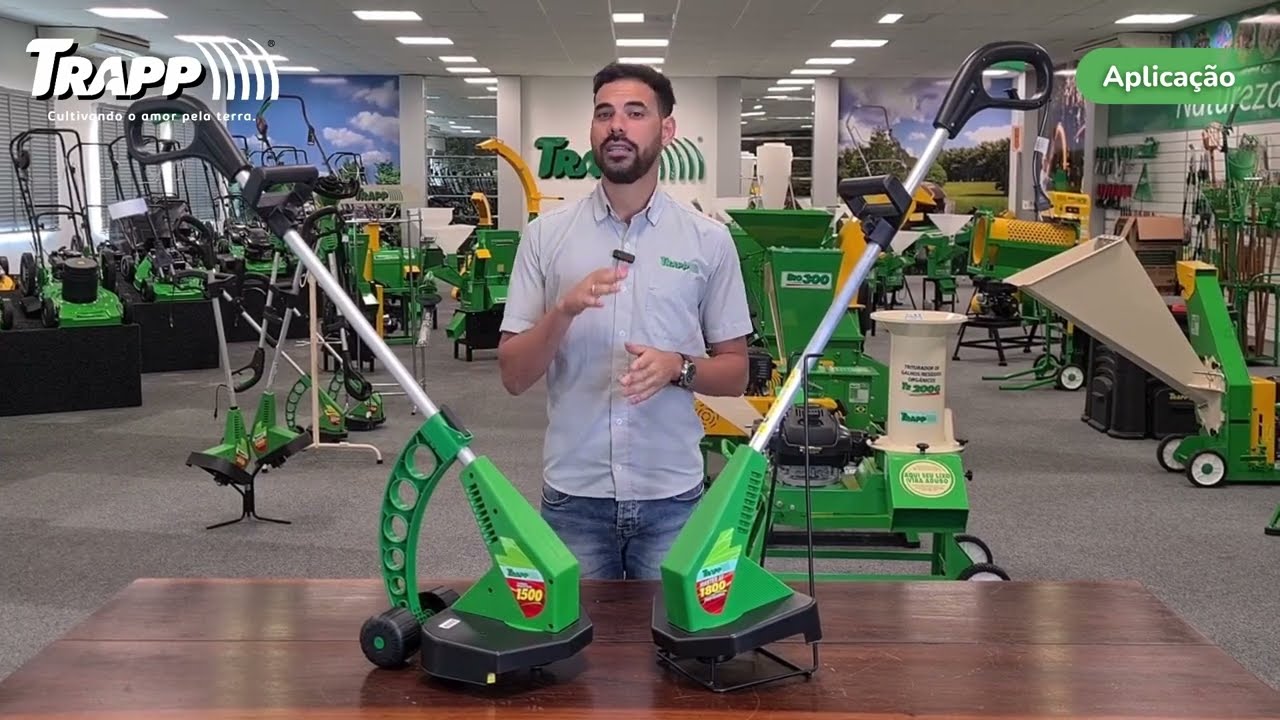 Aparadores de Grama Turbo Master 1500 e Master AT 1800 | TRAPP BRASIL