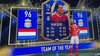 Packing TOTY Van Dijk reaction