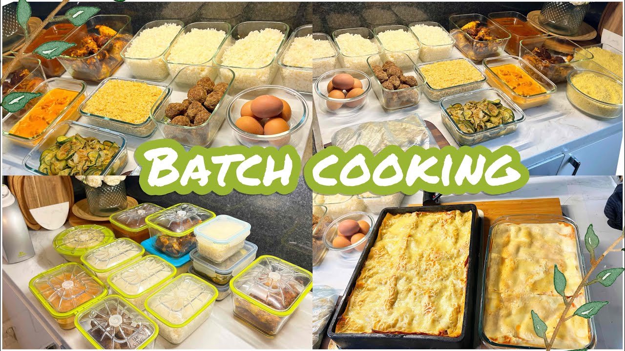 BATCH COOKING || Repas de la semaine pour 5 personnes