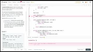 729. My Calendar I Leetcode || Aug 3 2022