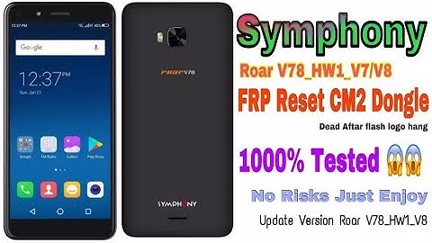 Symphony Roar V78 Hang Logo Dead Fix Customer Care Flash File Free Download