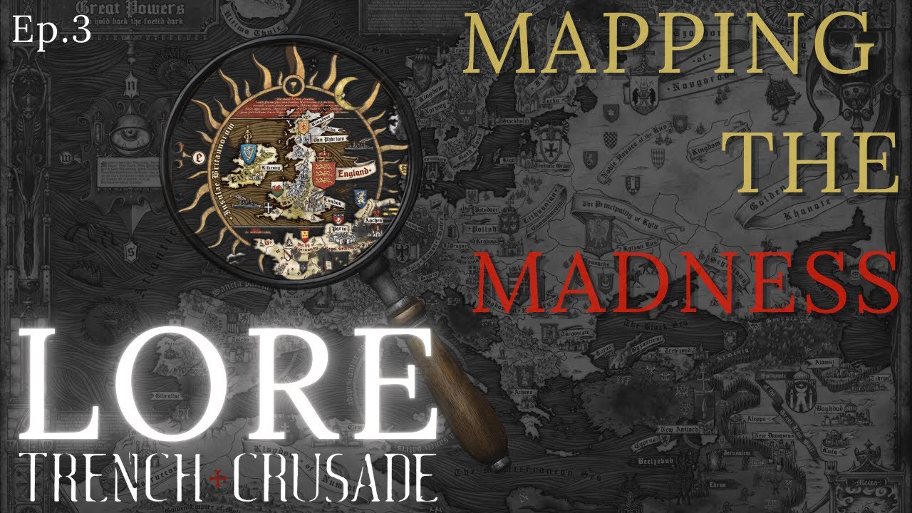 Trench Crusade Lore to Sleep To – Ep.3: Mapping the Madness | ASMR Dark Lore | Fireplace Ambience