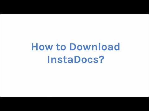 Downloading InstaDocs from InstaFinancials - video from InstaFinancials