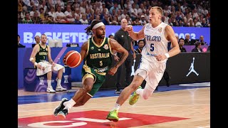Patty Mills drops 25 points and Josh Giddey nears triple-double in Boomers big win | Highlights