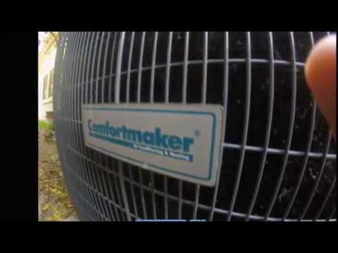 2012 Comfortmaker 4 Ton 48 000 Btu Central Air Conditioner Youtube