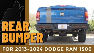 Dodge Ram 1500 20092018 Rear Bumper install from Wolfstorm Offroad (WSARM01B104BX)