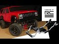 3D Printed 1/10 RC Crawler Chassis Overview & Testing + Body Line Detailing on Jeep