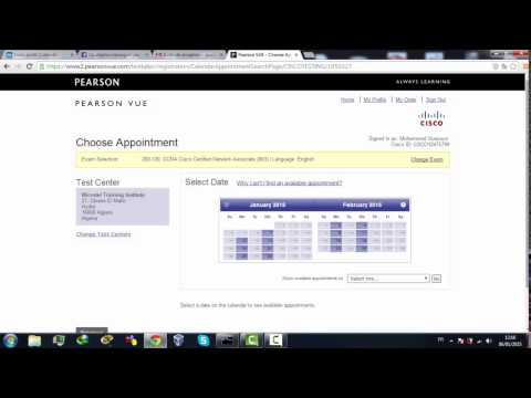 How to pay for cisco exam in pearson vue