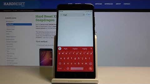 How to Set High Contrast Text in XIAOMI REDMI NOTE 4 – Enter Display Settings