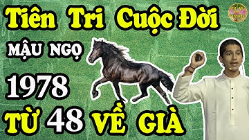 Tiên Tri Cuộc Đời 📝MẬU NGỌ 1978, Từ 54 tuổi về già, ĐÓN NHẬN LỘC TRỜI, THU HÚT VẬN MAY, TIỀN TÀI