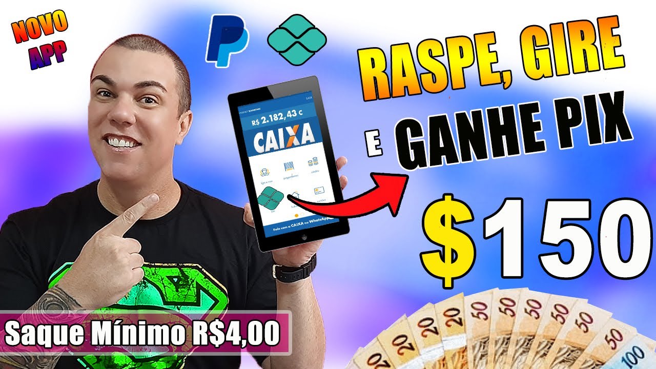 GANHE UM PIX ou DINHEIRO no PAYPAL Todo Dia Com Esse APP! Como Ganhar Dinheiro