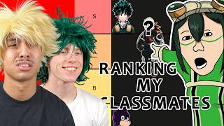 MHA Voice Actors React to TSU RANKING THEIR CLASSMATES...