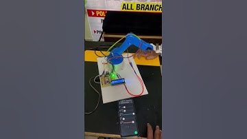 robotic arms control using blink IOT #irsensorproject #robotics # #arduino
