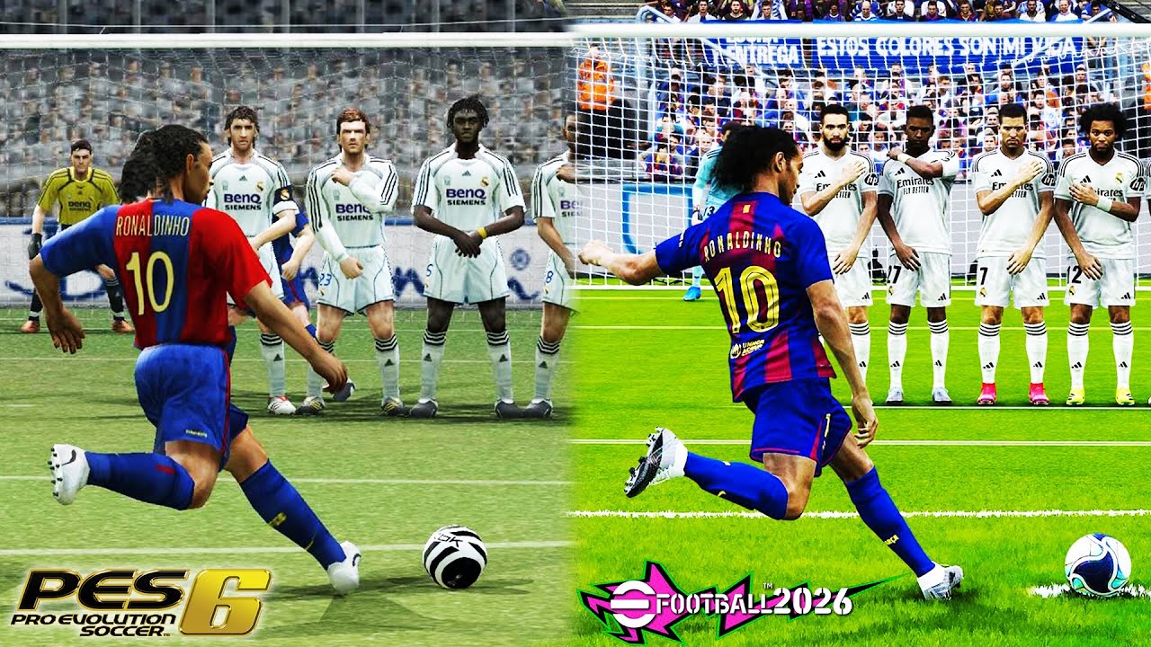 Free Kicks In Every PES (1996-2026)