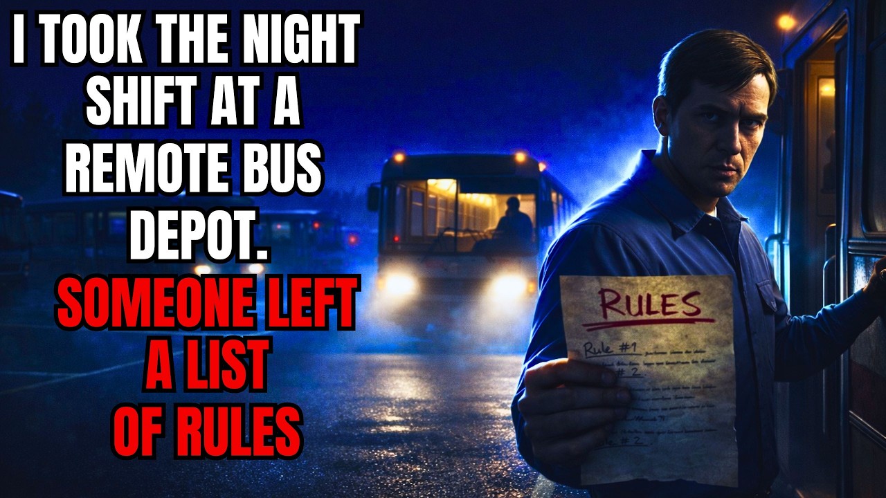 I Took the Night Shift at a Remote Bus Depot Someone Left a List of Rules